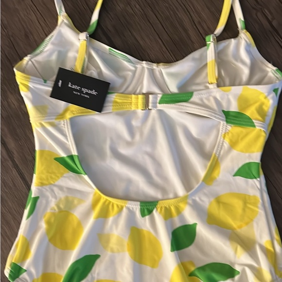 Kate Spade Yellow and Green Lemon One Piece Swimsuit - Picture 2 of 3
